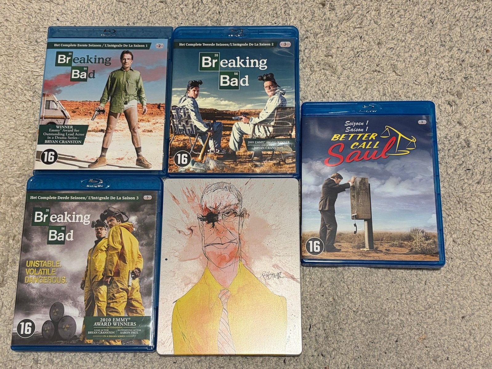 Breaking bad seizoen 1 tm 4 & better call saul seizoen 1, Engels, Nederlands, Boxset, Drama