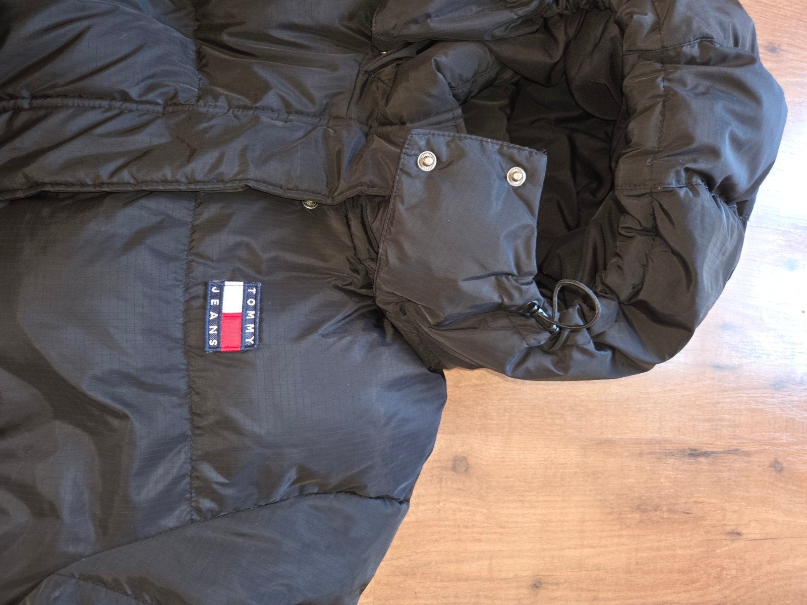 Tommy Hilfiger Alaska Puffer dames Jas Zwart L, Zwart, Tommy Hilfiger, Overige maten, Ophalen of Verzenden