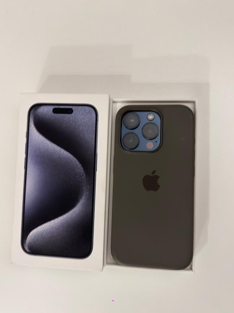 iPhone 15 Pro, Ophalen, Blauw, Zonder simlock, Zonder abonnement
