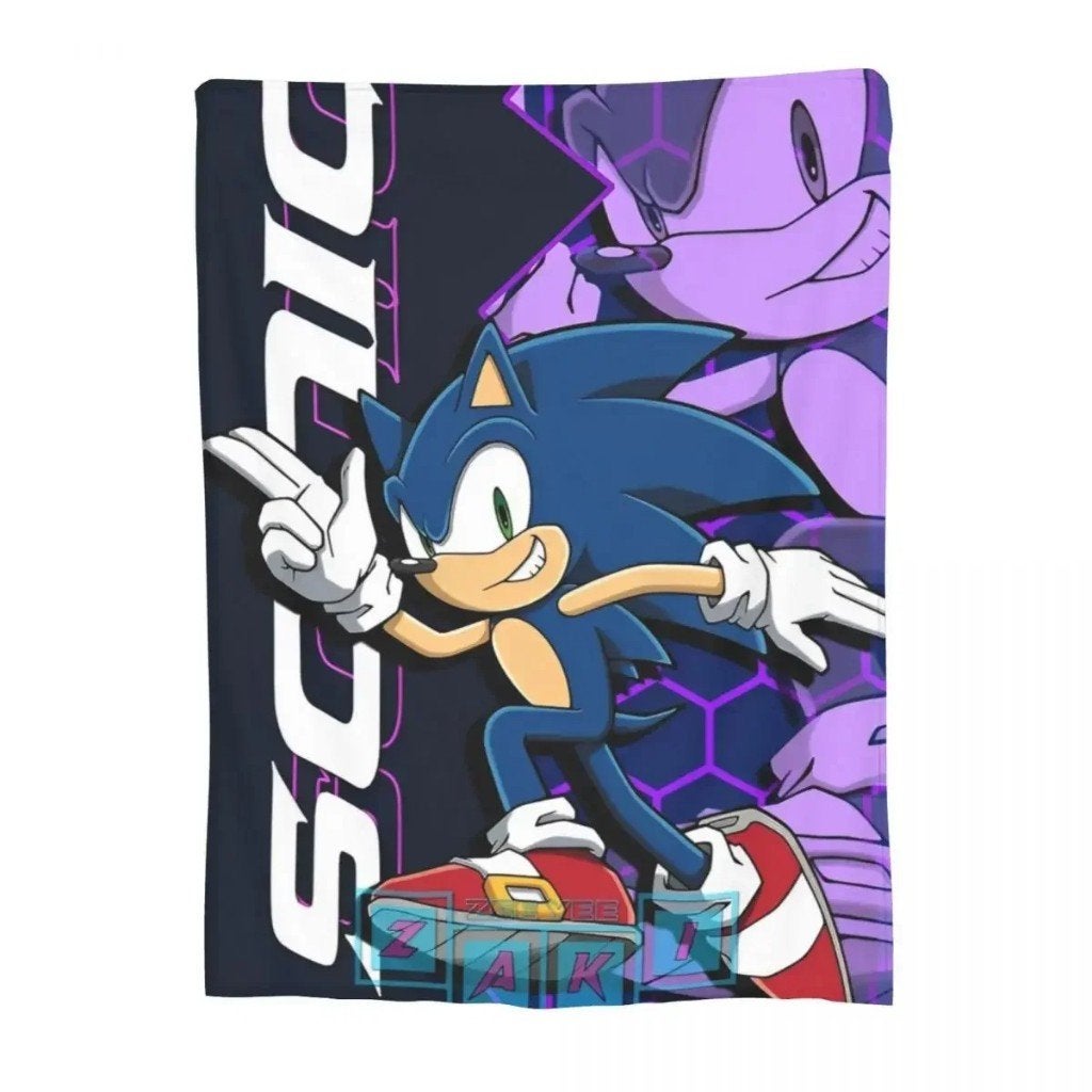 Prachtige zachte pluche deken - Sonic The Hedgehog, Ophalen of Verzenden, Nieuw