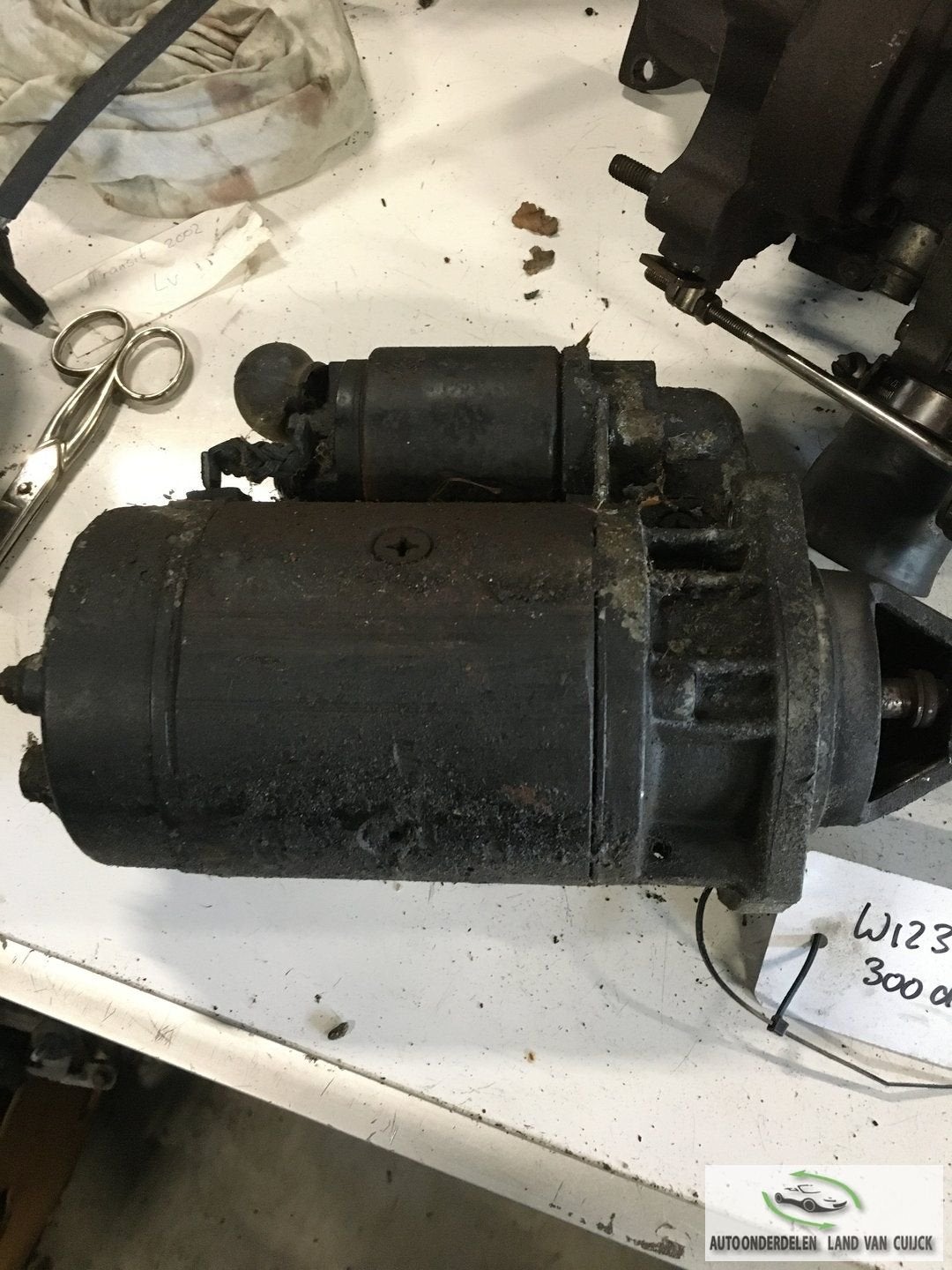 Mercedes W123 Diesel Startmotor, Gebruikt, -, -, Ophalen of Verzenden