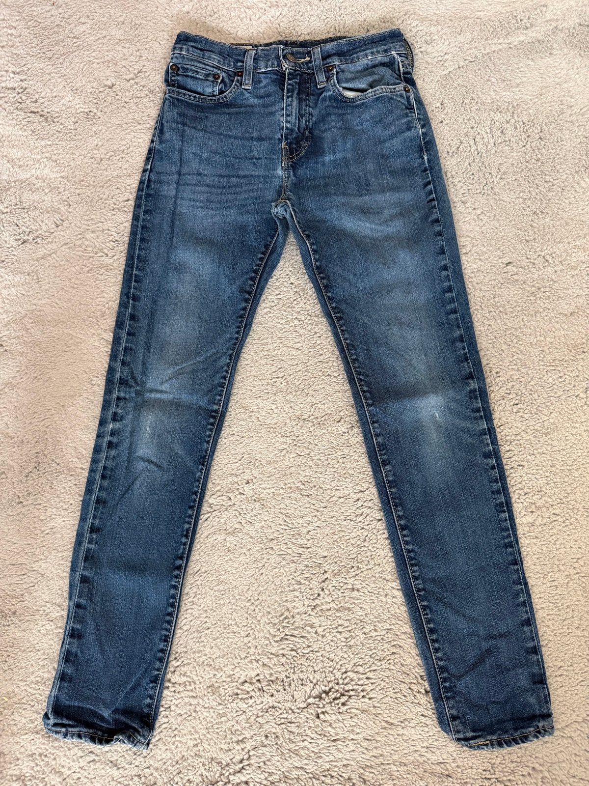 Levi's 512 Skinny Blue Jeans - Maat 28x30, Ophalen of Verzenden, Gedragen, Blauw, W32 (confectie 46) of kleiner