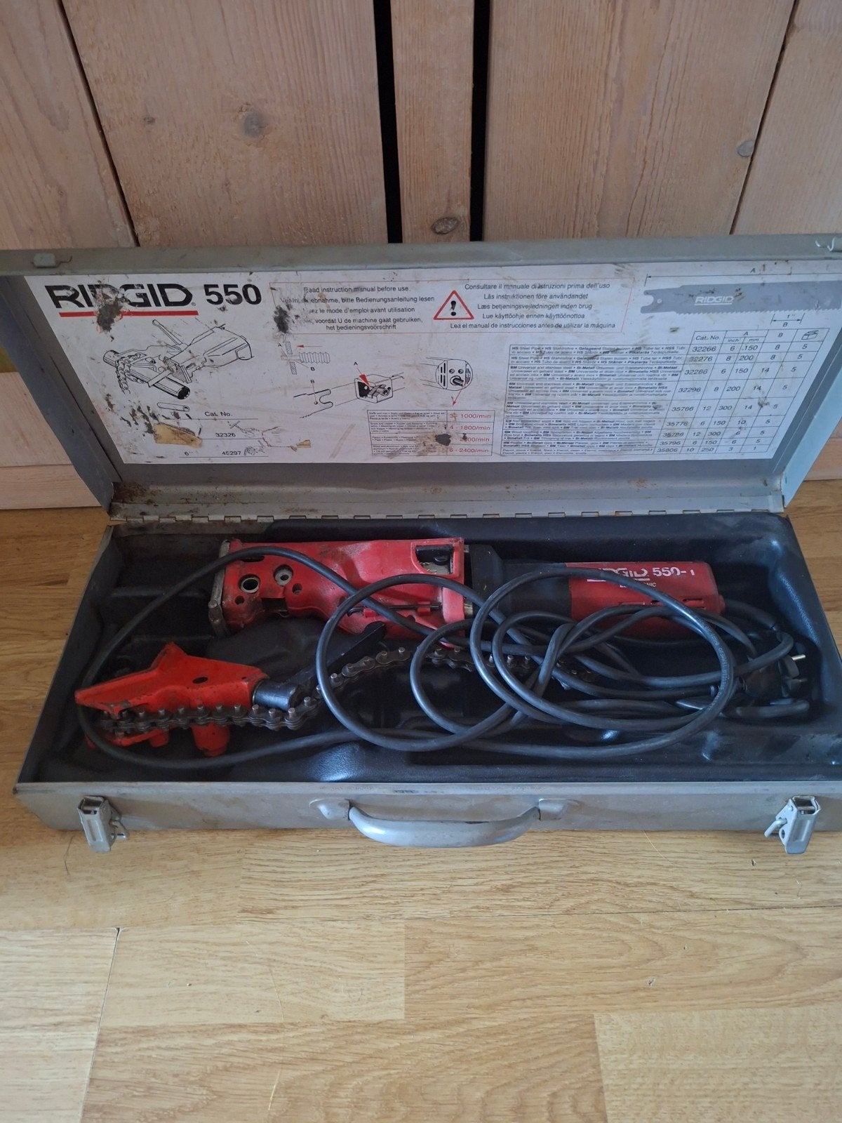 Ridgid resiprozaag/pijpenzaag met pijpen klem, Ophalen, Gebruikt, Snijgereedschap, Ridgid