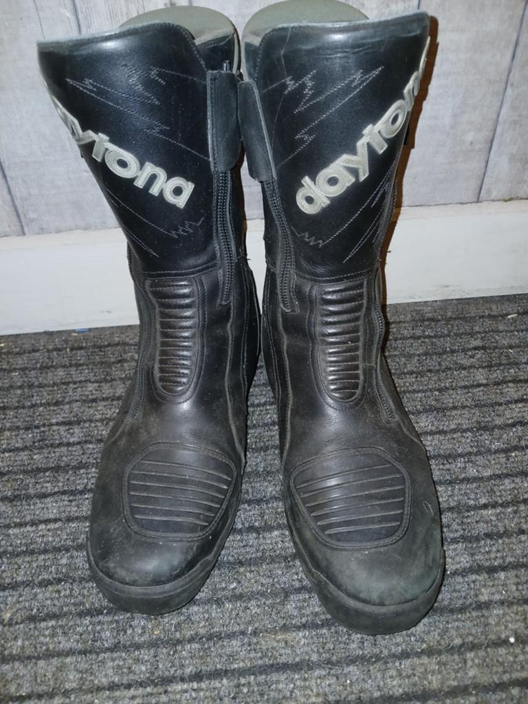 Daytona leren gore-tex motorlaarzen maat 42, Motoren, Kleding | Motorkleding, Laarzen, Tweedehands, Ophalen of Verzenden