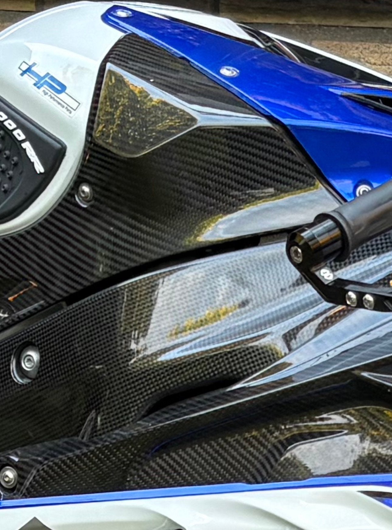 Carbon frame en achterbrug bescherming Bmw S1000RR, Ophalen of Verzenden