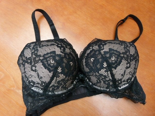 75C BH met kant zwart beige Hunkemöller, Hunkemöller, Verzenden, Zwart, BH