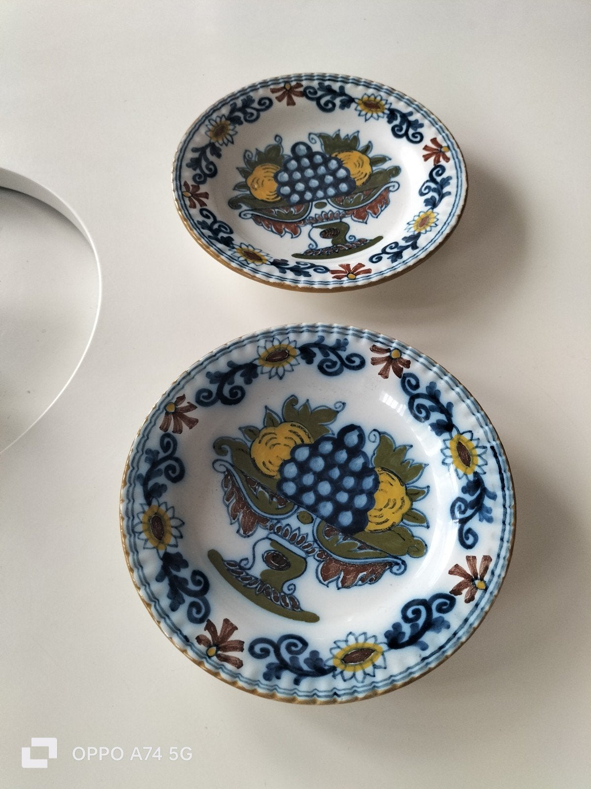 Set van 2 Makkumer wandbordjes, Ophalen of Verzenden