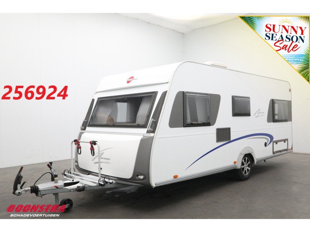 Bürstner AVERSO FIFTY Mover Luifel Fietsendrager Frans Bed, Caravans en Kamperen, Caravans, Dopplerlaan 4
9207HC  DRACHTEN, NL