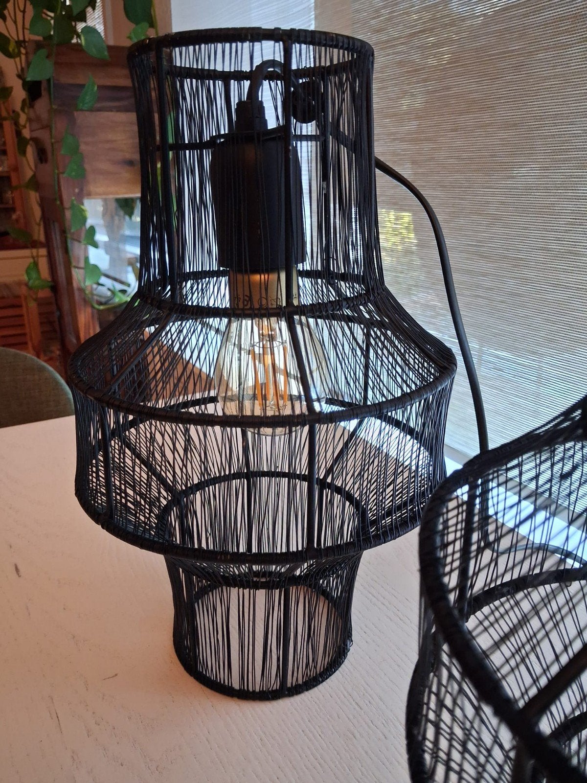 2 mooie staande lampen, Zwart, Ophalen, Zo goed als nieuw