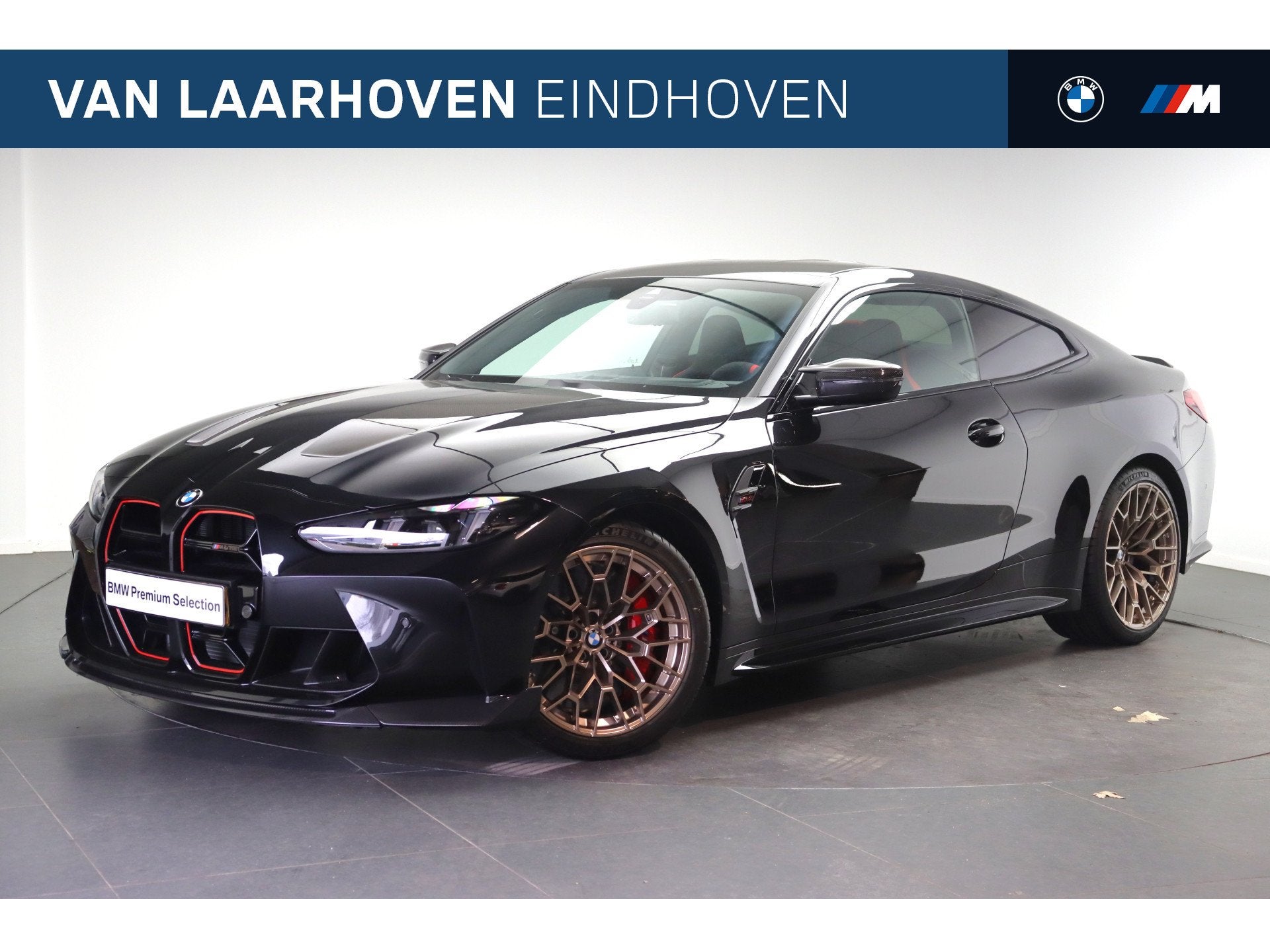 BMW M4 CS Automaat / M Drive Professional / M Carbon kuipsto, Euro 6, Met garantie (alle), 4 stoelen, Zwart