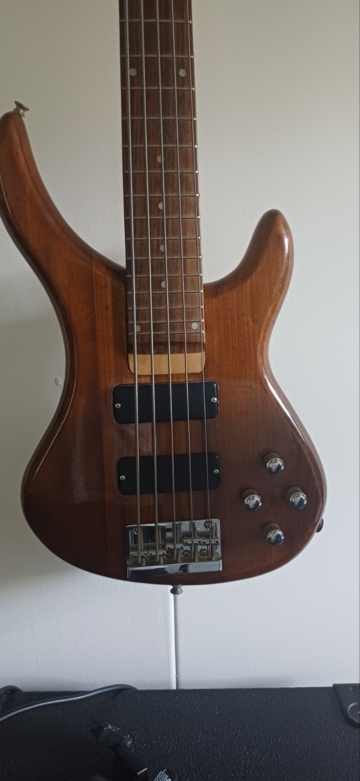 Adonis 5-snarige basgitaar, Ophalen, Gebruikt, Elektrisch, 5-snarig