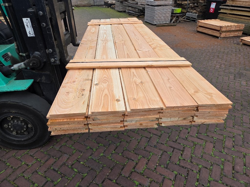 35 planken Douglas Zweeds rabat 3.30 meter lang – nr: TP171, Ophalen, Nieuw, 250 cm of meer, Planken