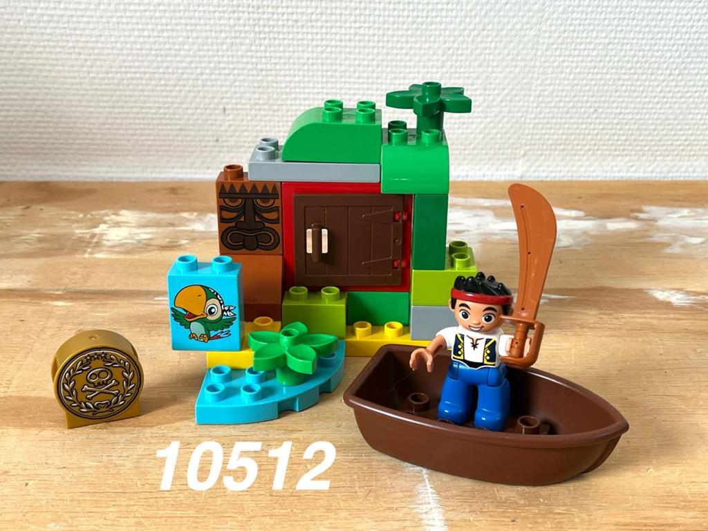 Duplo Jake schattenjacht 10512 (compleet) 1, Ophalen of Verzenden, Zo goed als nieuw, Complete set, Duplo