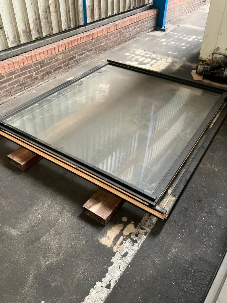 Windschermen, Ophalen of Verzenden, Zo goed als nieuw, Glasplaat, 160 cm of meer