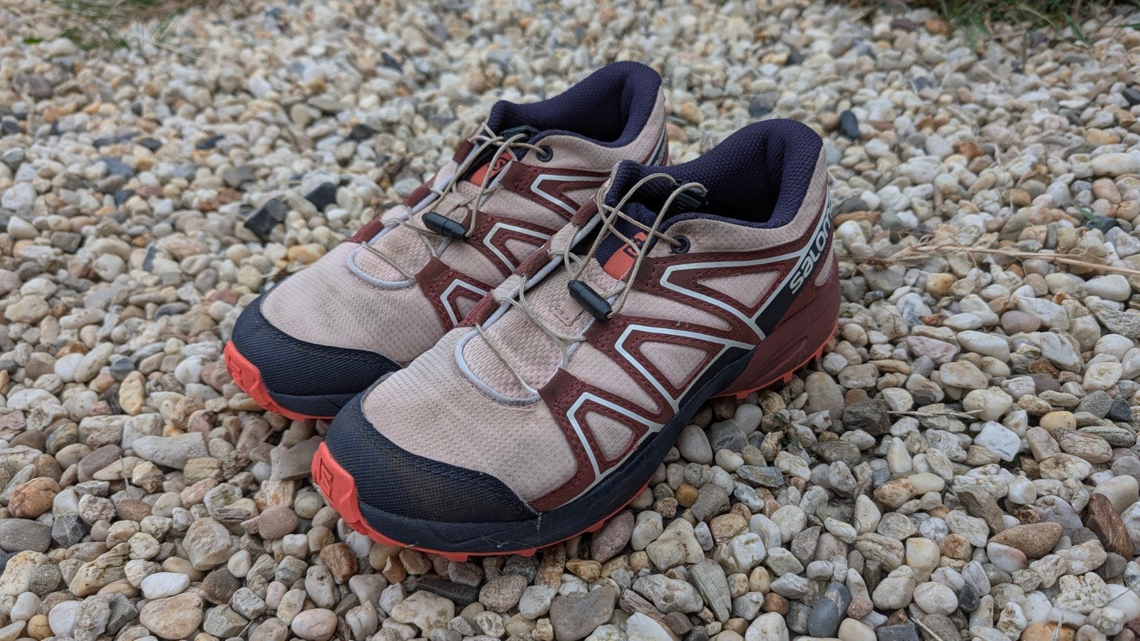 Salomon wandelschoenen - Maat 36, Salomon, Bruin, Gedragen, Wandelschoenen