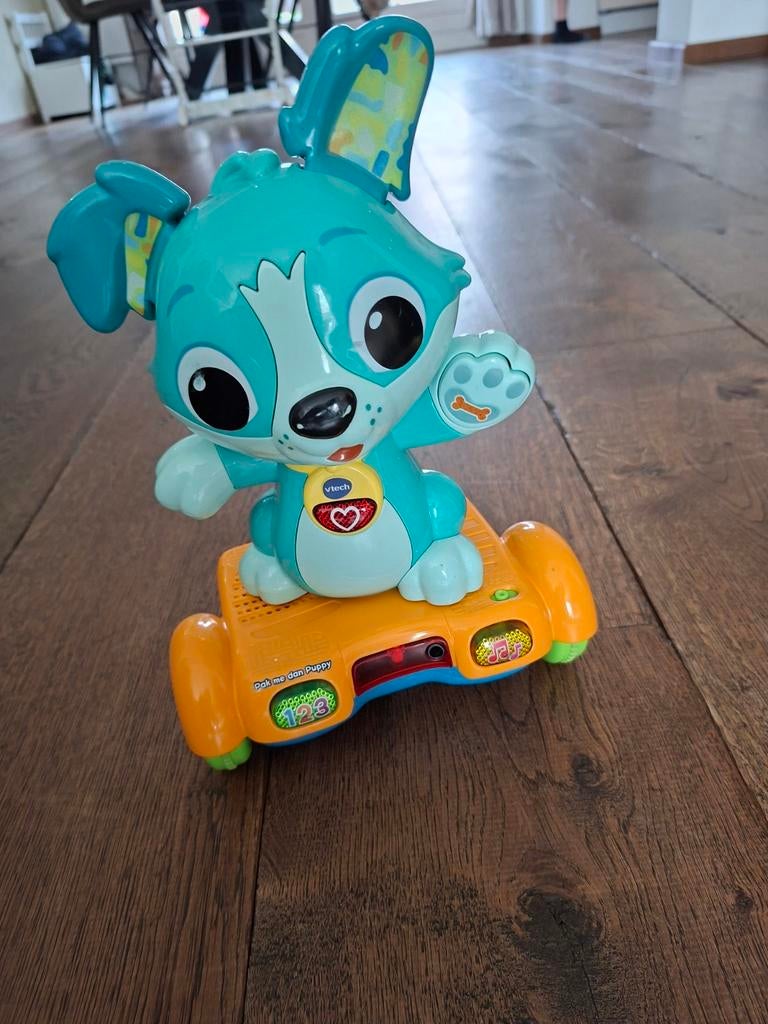 Vtech pak me dan puppy, Ophalen