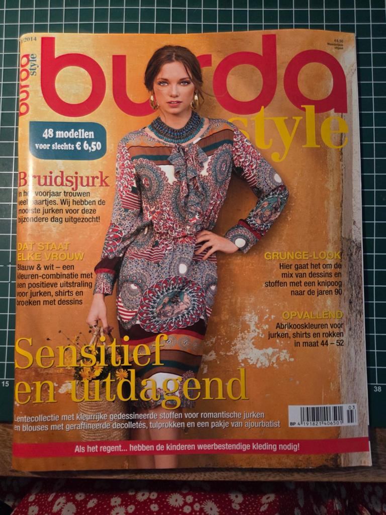 Burda Style 3/2014 - Patroonblad met 48 modellen, Ophalen of Verzenden