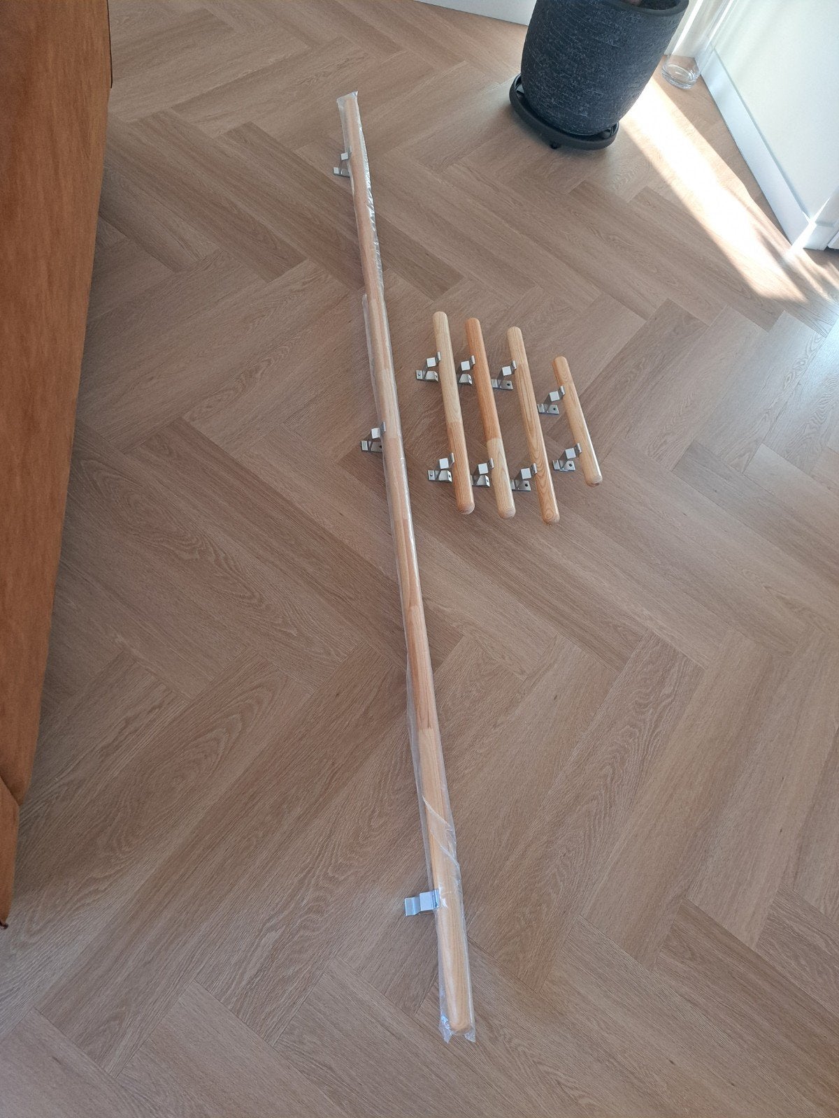 Nieuwe houten trapleuning - Ongebruikt, Overige materialen, Overige typen, Nieuw, Ophalen of Verzenden