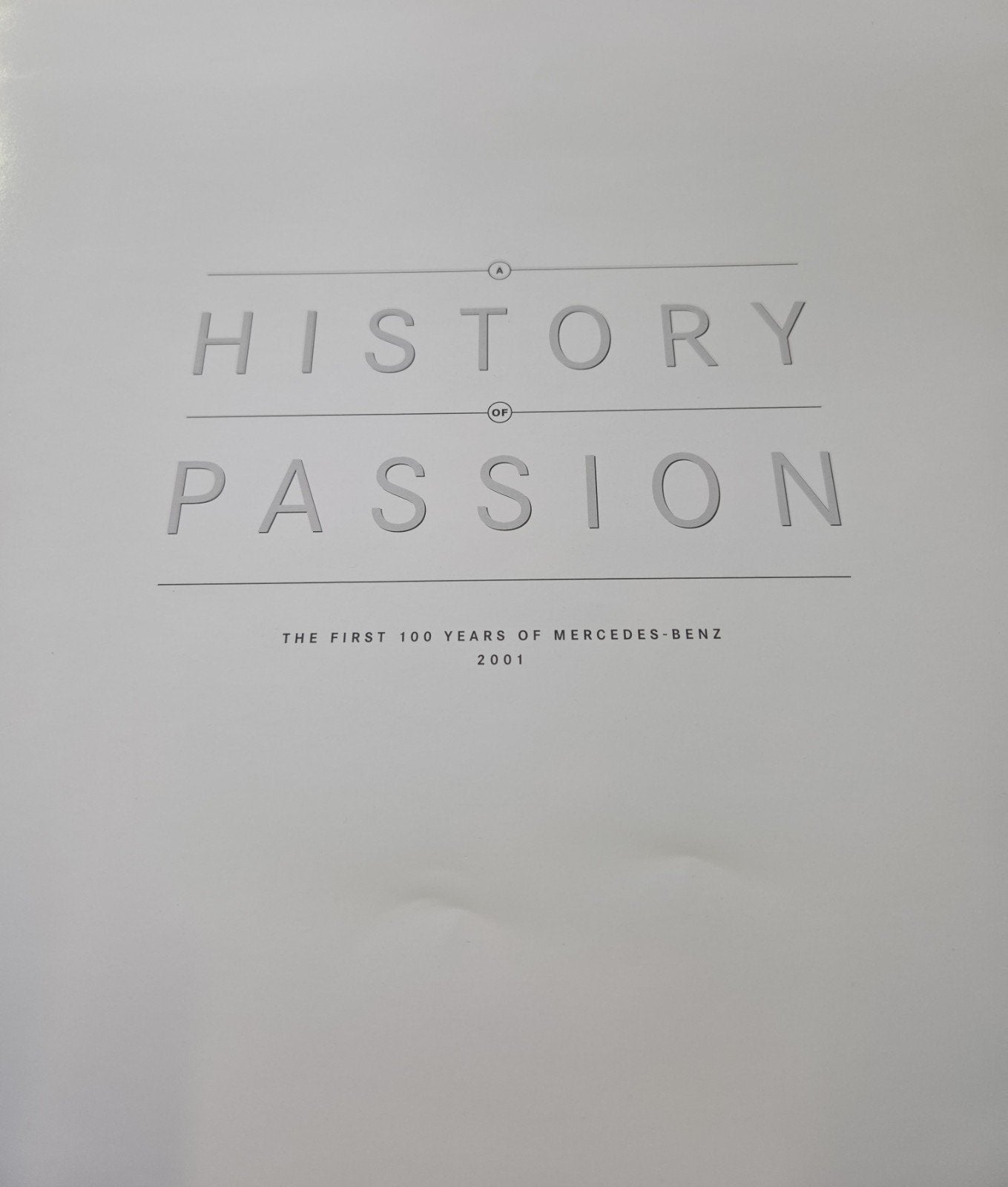 Mercedes-Benz wandkalender 2001 History of Passion, Ophalen, Gebruikt, X, Maandkalender