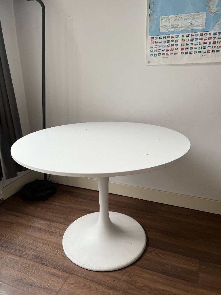 Stijlvolle ronde eettafel in de klassieke tulip-stijl ø100cm, Huis en Inrichting, Tafels | Eettafels, Ophalen, Gebruikt, Rond
