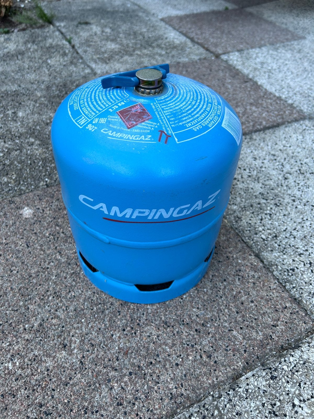 Campinggaz gasfles 2,75 kg voor camping, boot of BBQ, Ophalen, Gebruikt