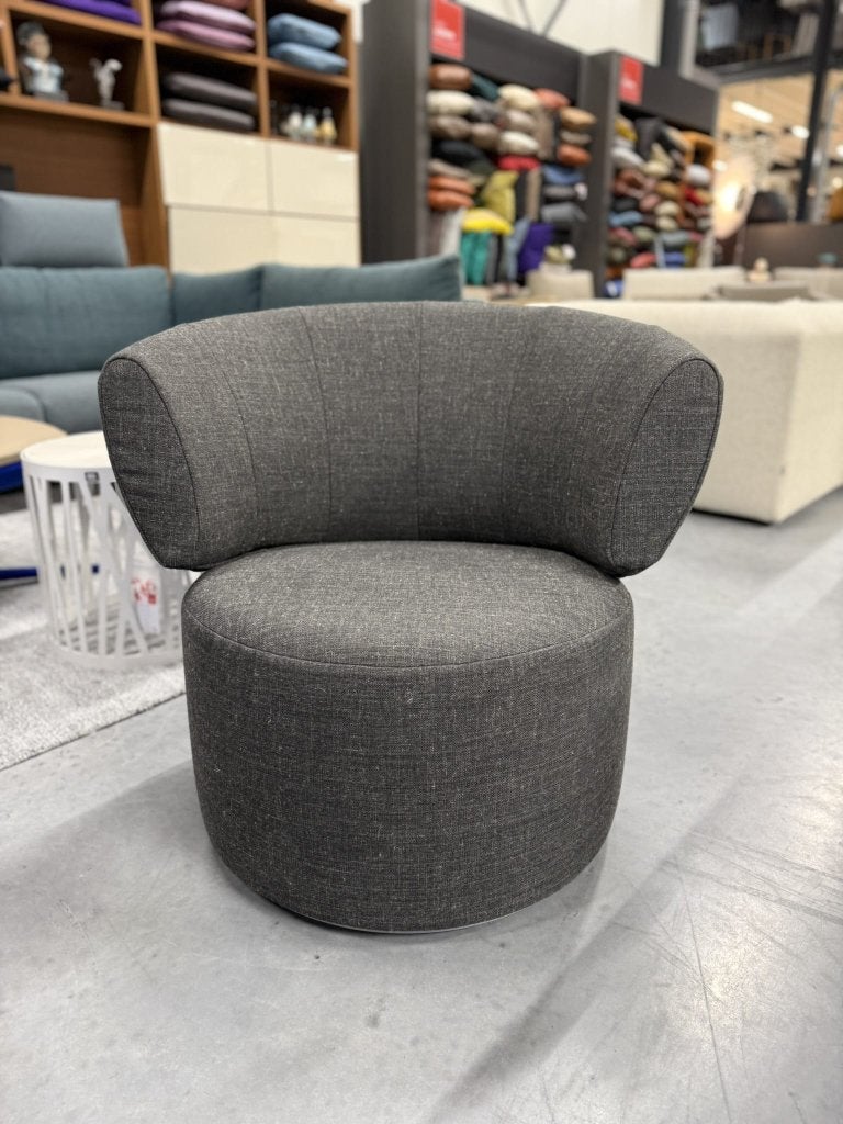 Nieuw Rolf benz 684 Fauteuil grijs stof Design draai stoel, Service@rolf-benz.com, Haiterbacher Str. 104, Nieuw, 75 tot 100 cm