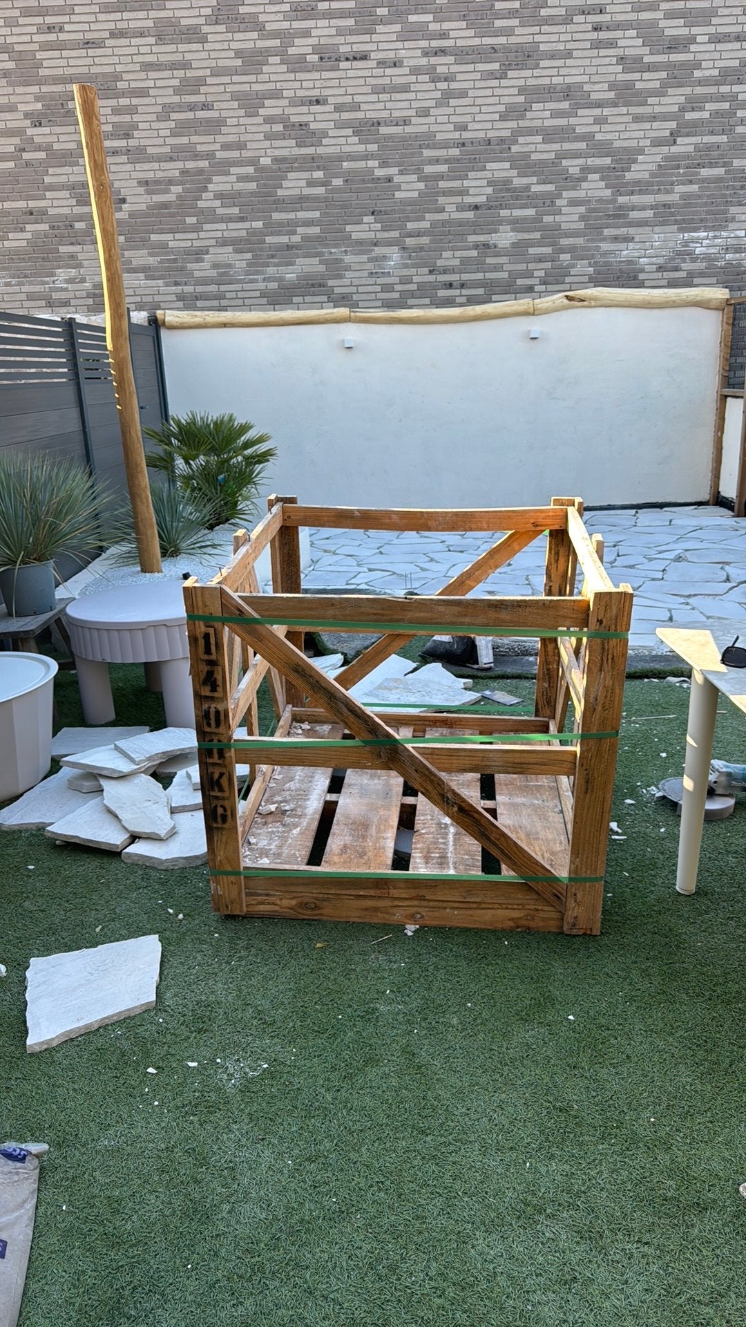 Pallet krat GRATIS!, Ophalen of Verzenden, Zo goed als nieuw, 50 mm of meer, Minder dan 200 cm