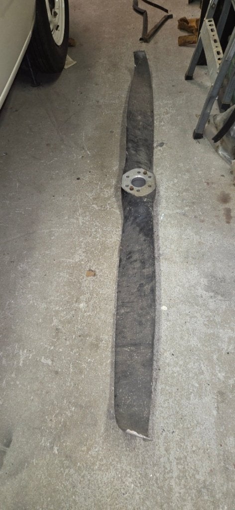 Propeller, aluminium, gecrasht vliegtuig, Ophalen, Gebruikt