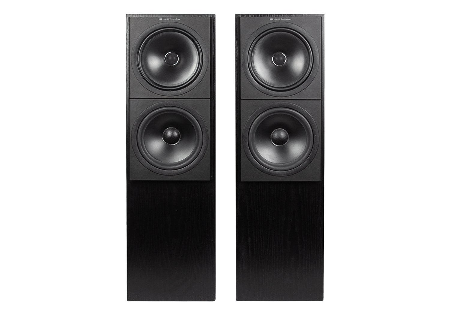 KEF Q80 Luidsprekers + Fronts, Gebruikt, 60 tot 120 watt, Front, Rear of Stereo speakers, Ophalen