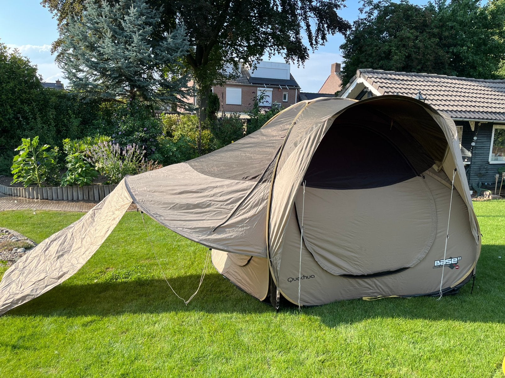 Quechua Pop up tent Base seconds Full, Ophalen, Zo goed als nieuw, Tot en met 4