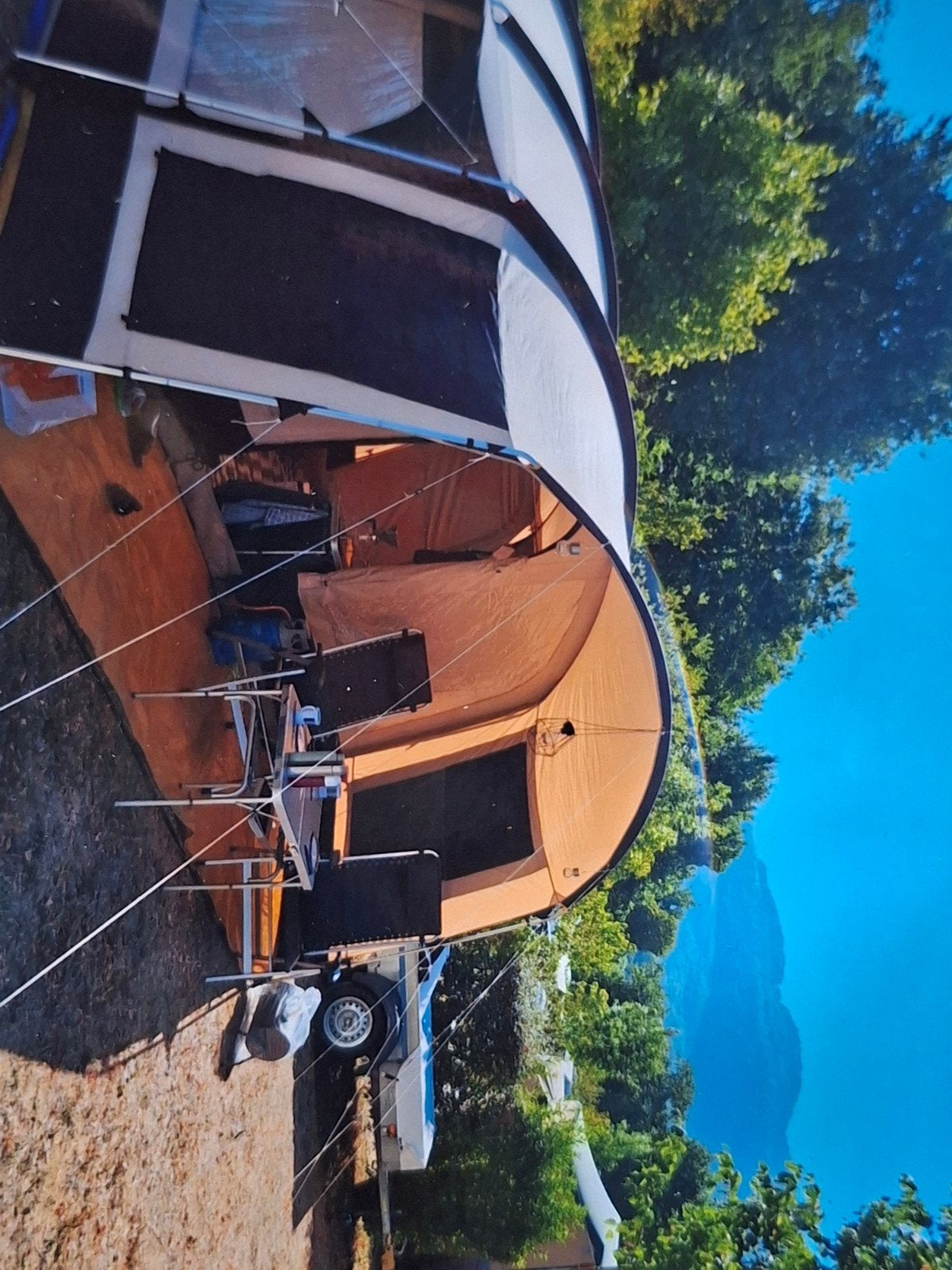 Grote familie tent Amazonas 600, Ophalen