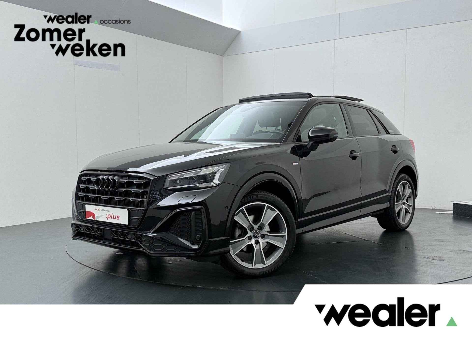Audi Q2 35 TFSI S Edition | 150 PK | Automaat | Trekhaak | P, Auto's, 4 cilinders, Leder en Stof, Zwart, Bedrijf