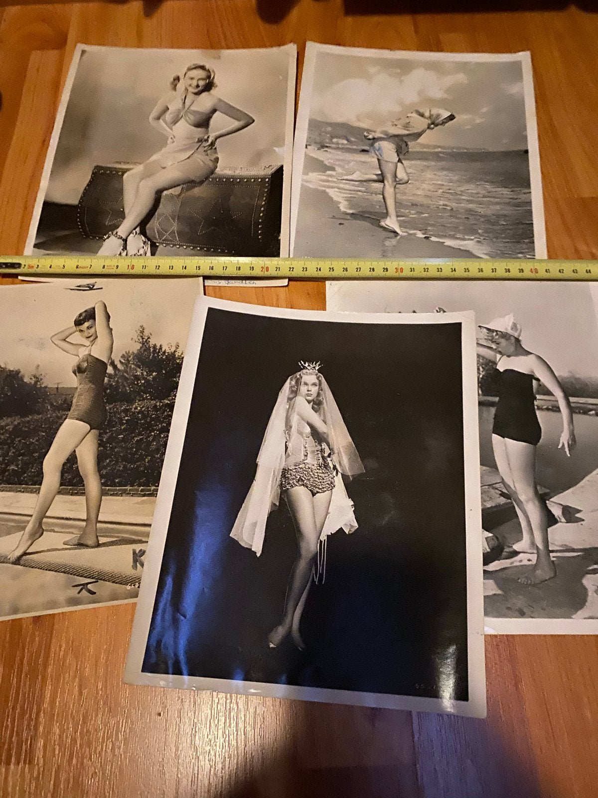 Jaren '50 Pin-up Foto's uit de USA - Set van 5, Ophalen of Verzenden