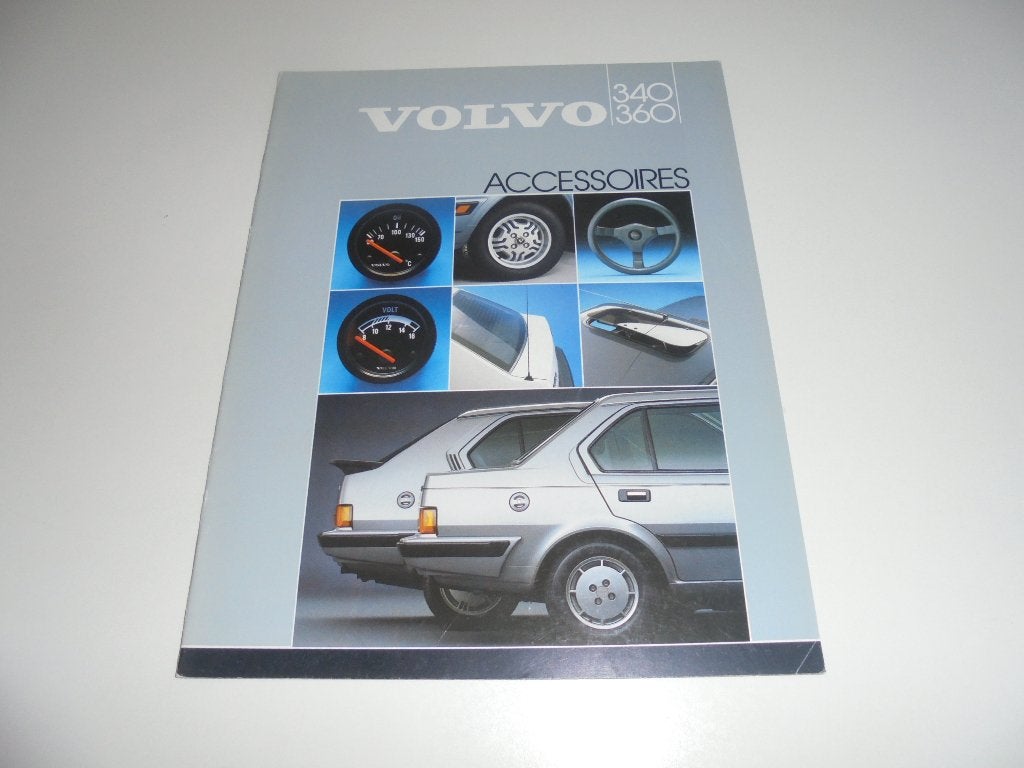 brochure Volvo 340/360 accessoires 1986, Ophalen of Verzenden, Zo goed als nieuw, Volvo