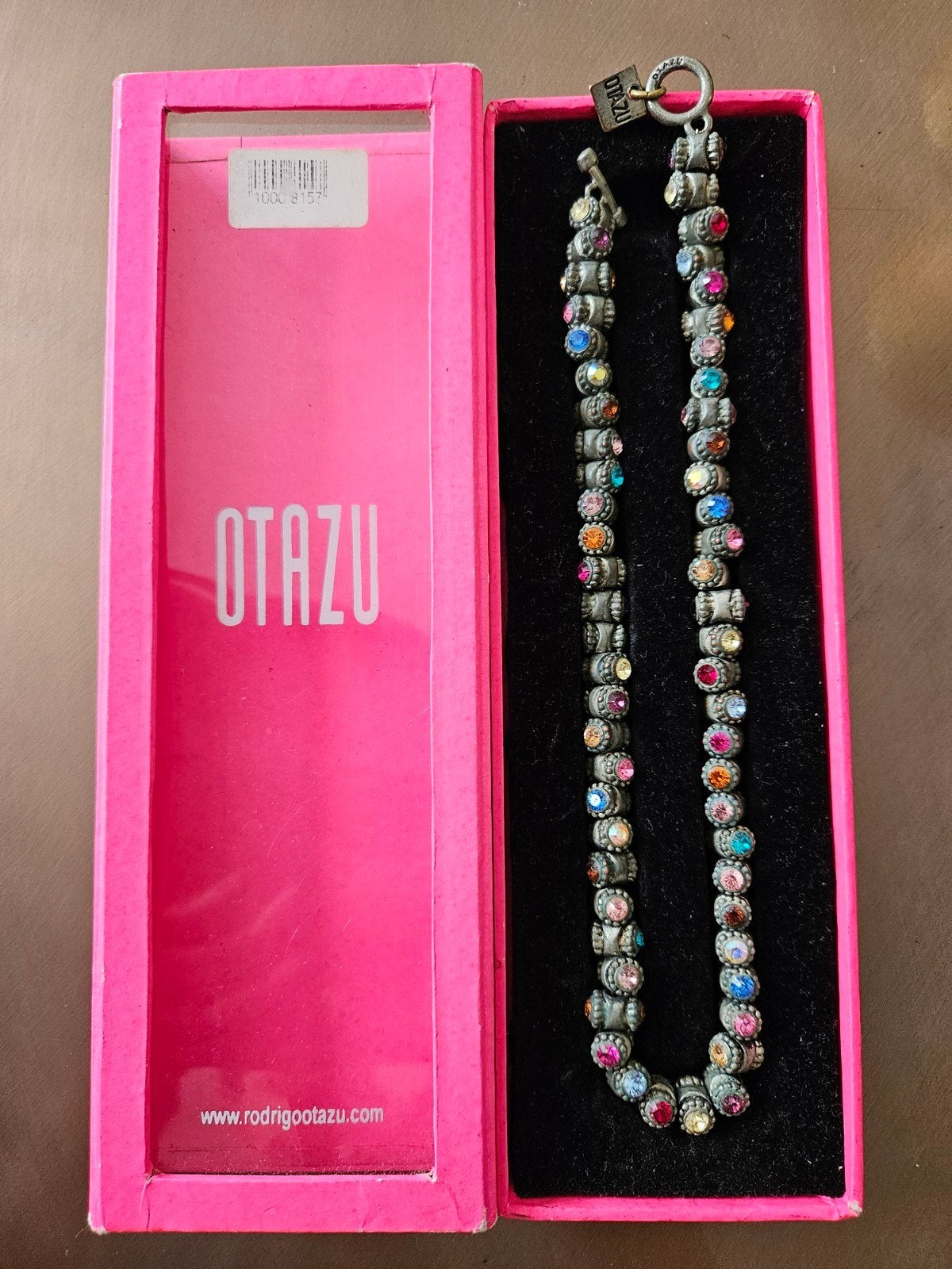 Veelkleurige Otazu tonnetjes ketting, Ophalen of Verzenden, Nieuw, Overige kleuren, Zilver
