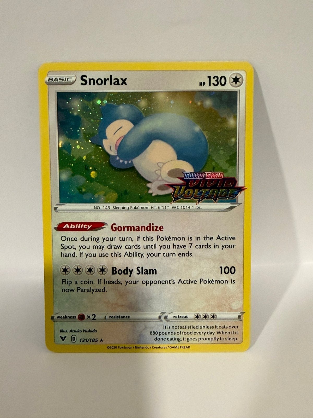 Snorlax 131/185, Ophalen of Verzenden, Zo goed als nieuw