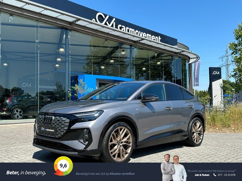 Audi Q4 Sportback e-tron Quatro 50 S EDITION ONE I Leder I T, Auto's, Audi, Automaat, 0 cilinders, Gebruikt, Zwart
