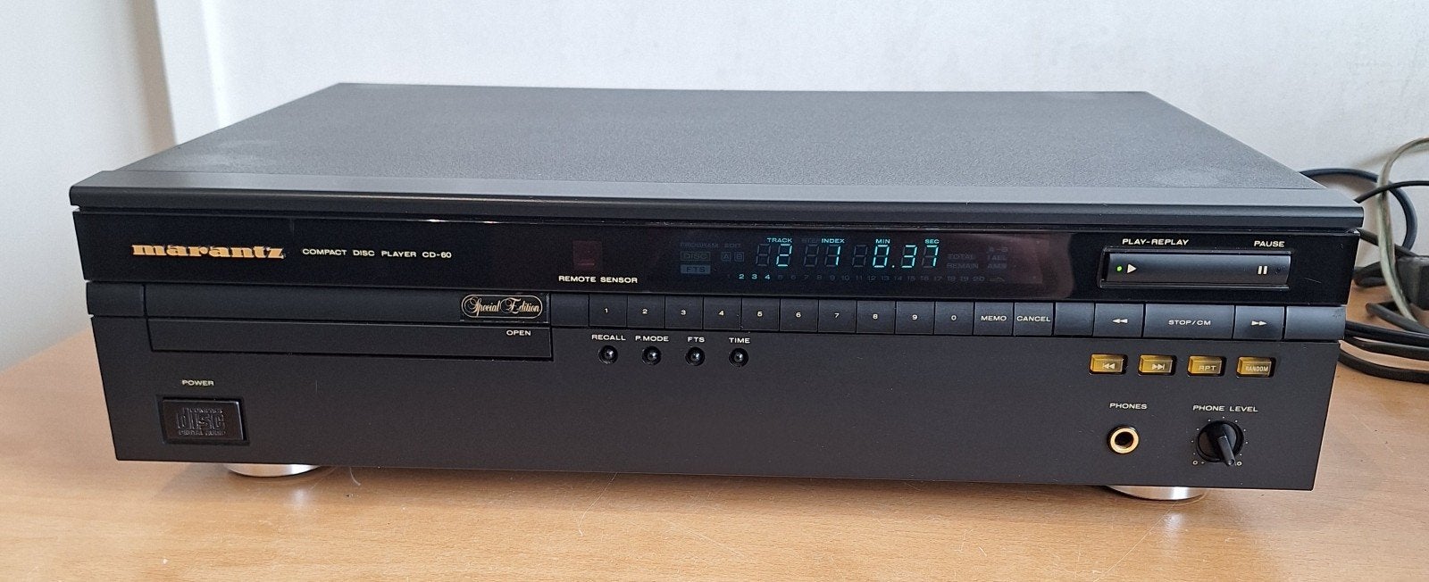 Marantz CD-60 cd-speler - Perfect werkend, goede staat, Audio, Tv en Foto, Cd-spelers, Ophalen of Verzenden