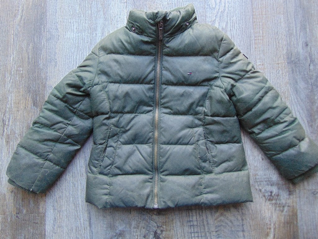 Tommy Hilfiger winterjas groen maat 104 jas, Kinderen en Baby's, Gebruikt, Meisje, Ophalen of Verzenden, Tommy Hilfiger