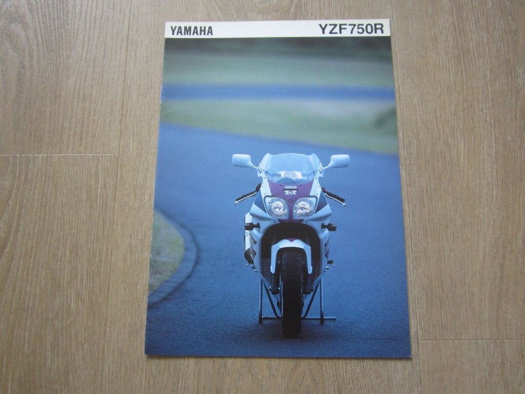 Yamaha YZF 750 R brochure folder 1993, Ophalen of Verzenden, Yamaha