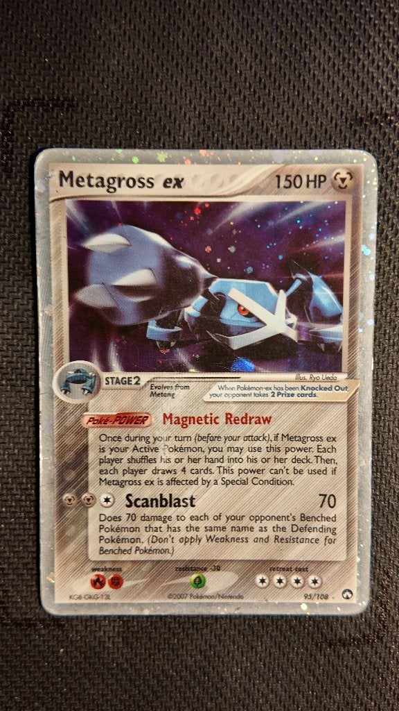 Metagross ex 95 Power Keepers | Pokemon kaart, Ophalen, Zo goed als nieuw, Losse kaart, Foil