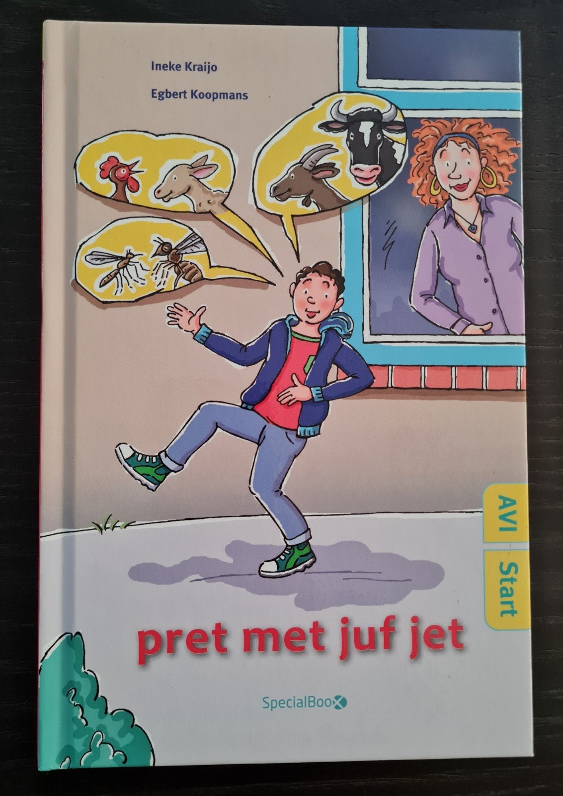 Pret met juf Jet - Avi Start boek, Fictie algemeen, Ophalen of Verzenden, Zo goed als nieuw, Ineke Kraijo