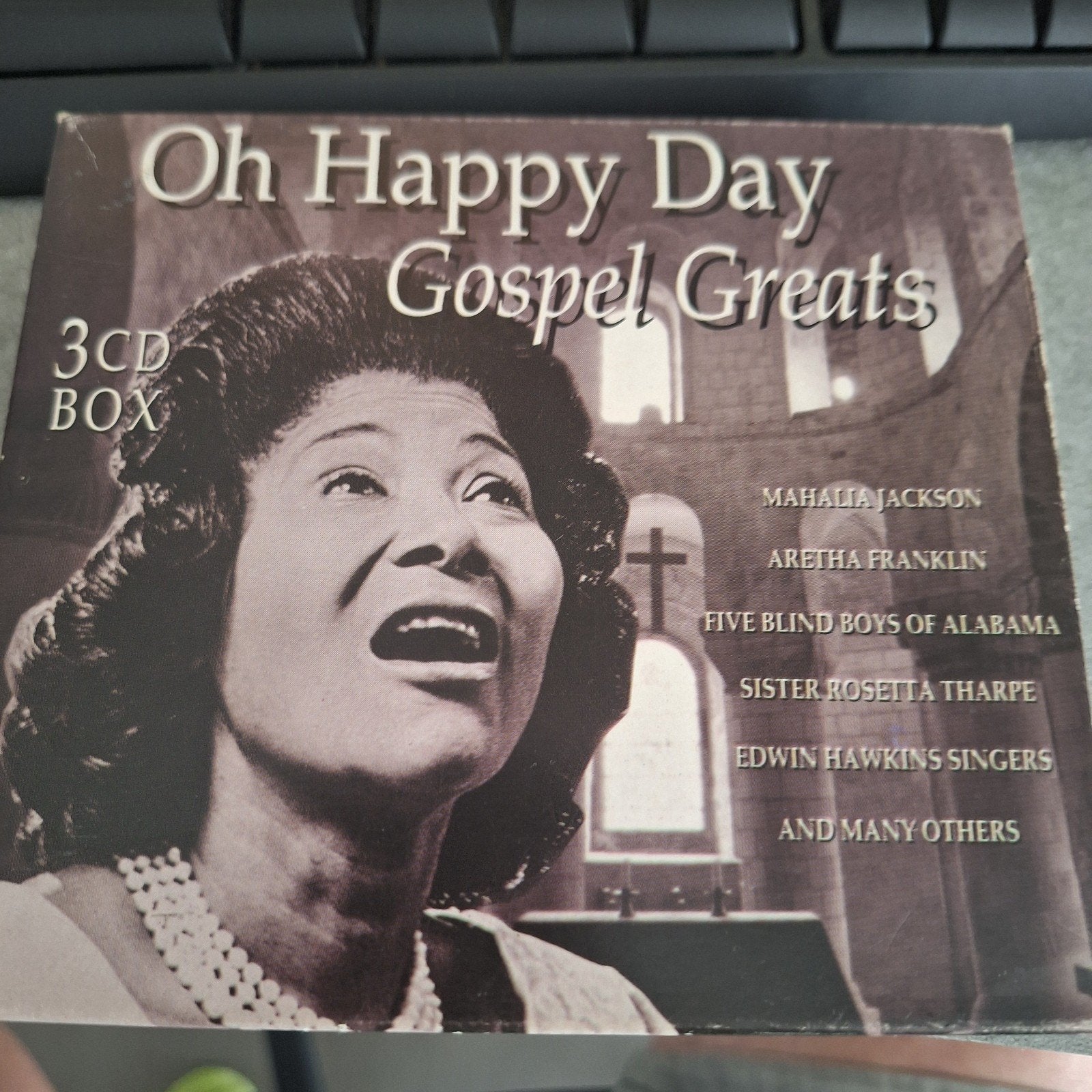 Oh Happy Day Gospel Greats 3CD Box - Mahalia Jackson e.a., Ophalen of Verzenden, Gebruikt, Gospel, Boxset