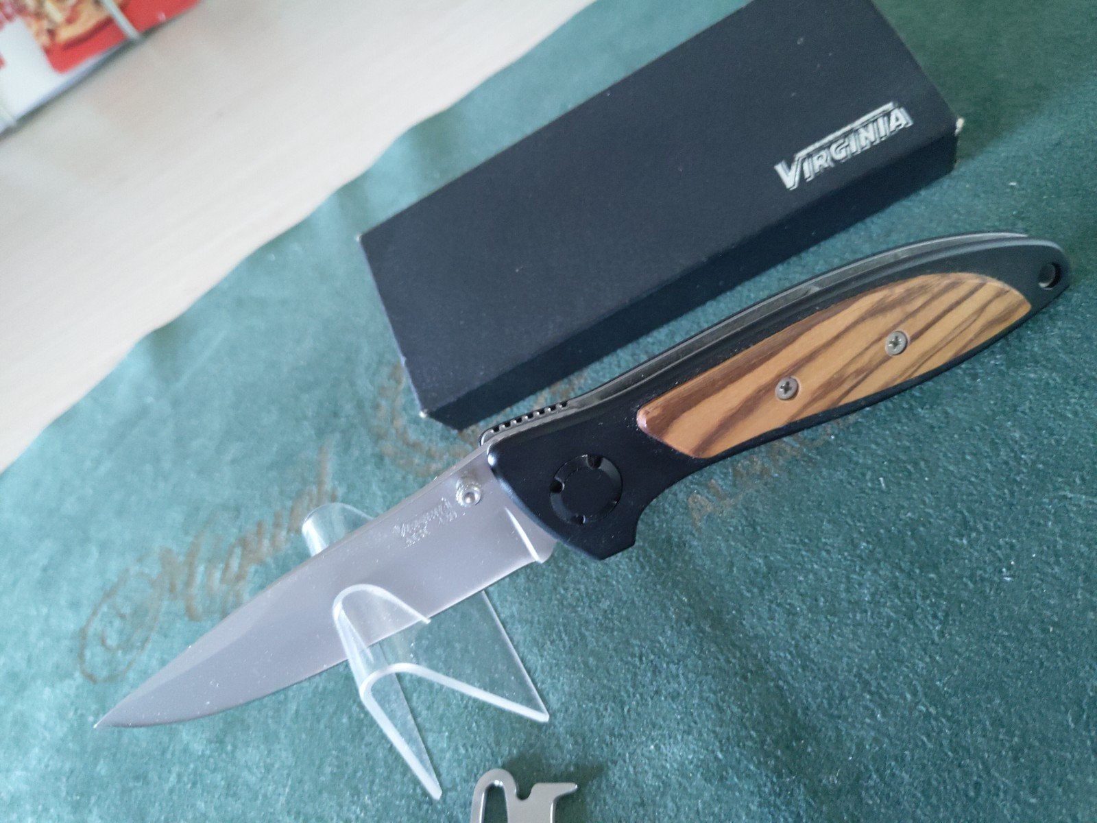 Zakmes Virginia 6365VI met hout, Ophalen of Verzenden, Zo goed als nieuw