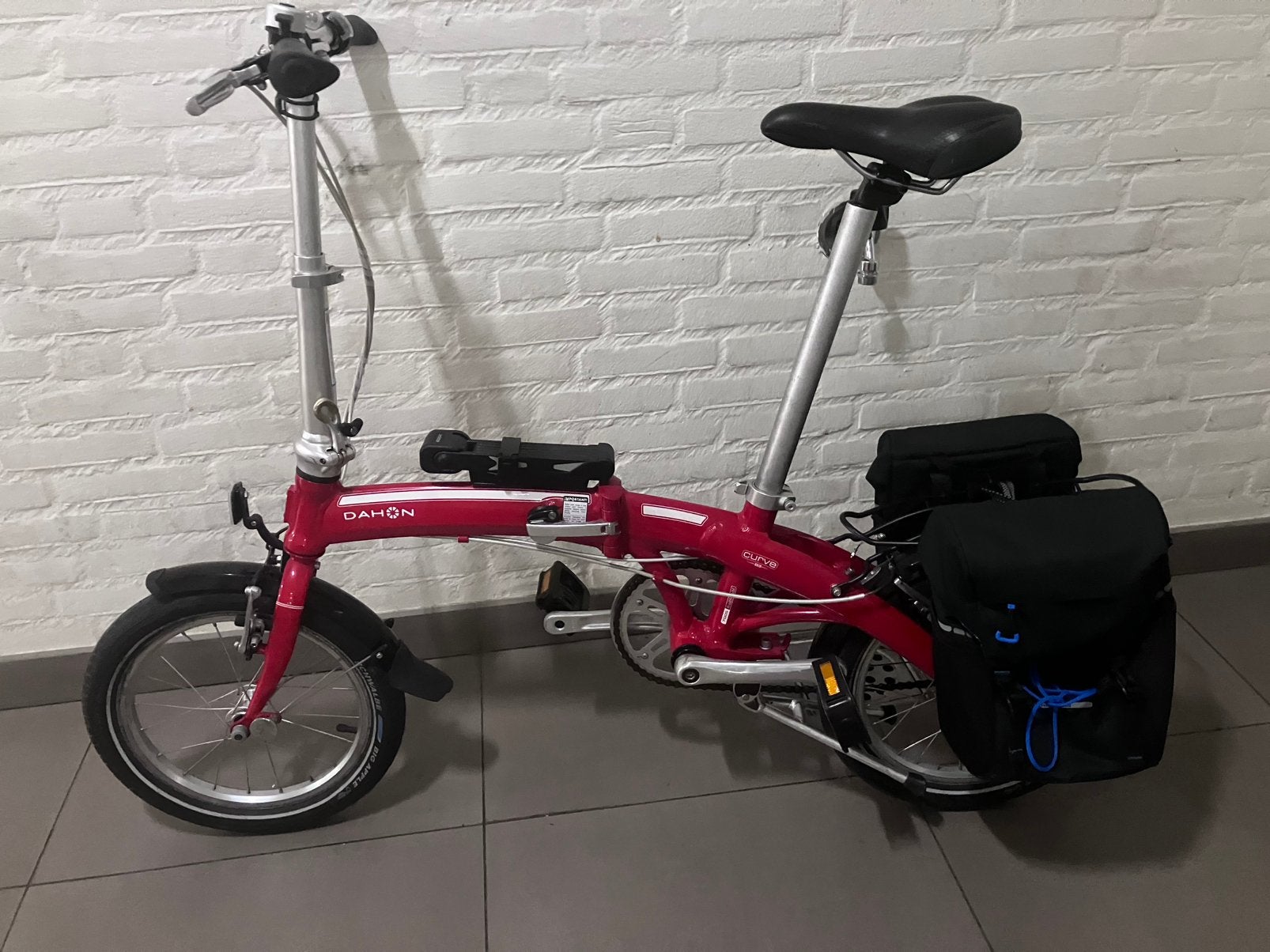 Dahon curve d3 met slot, Fietsen en Brommers, Ophalen, Zo goed als nieuw, 20 inch of meer, Dahon