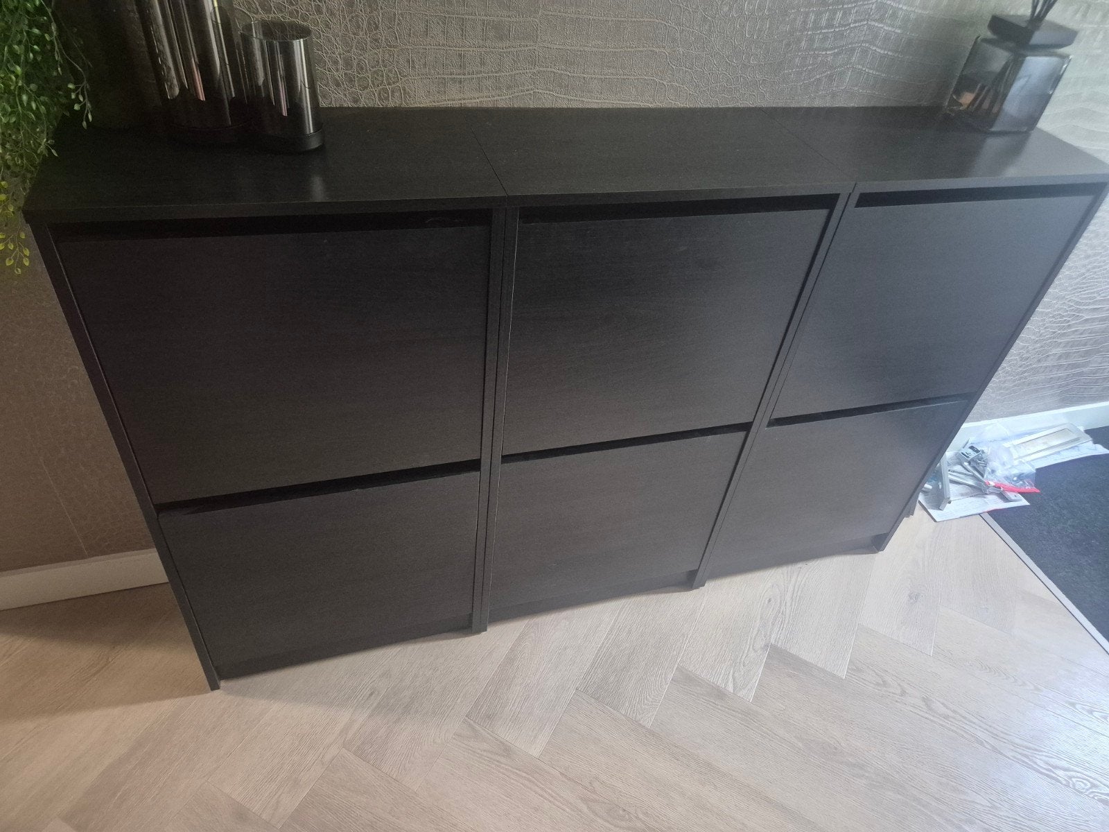 3x schoenenkasten ikea, Ophalen, Zo goed als nieuw