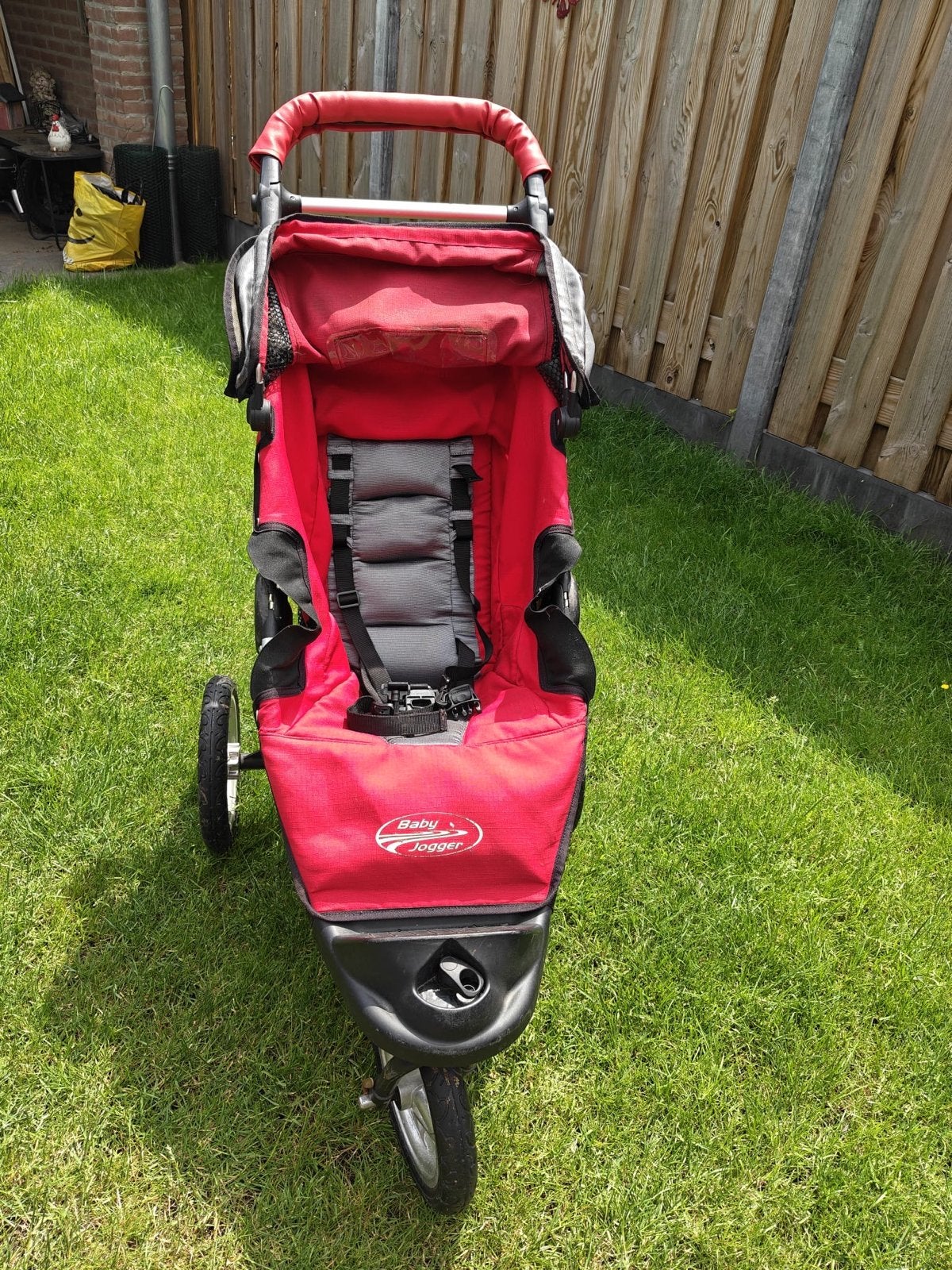 Baby Jogger City Series kinderwagen - Rood, Kinderen en Baby's, Kinderwagens en Combinaties, Gebruikt, Luchtbanden, Ophalen, Kinderwagen