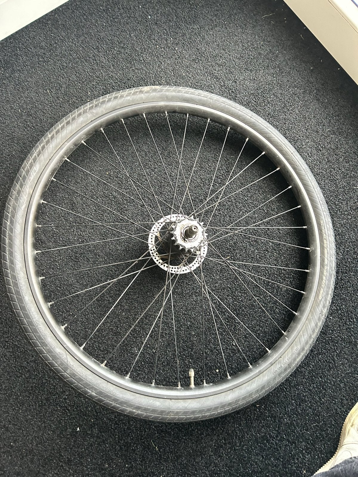 Achterwiel VanMoof S2 - loopt langzaam leeg, Gebruikt, Overige materialen, Ophalen, Elektrische fiets