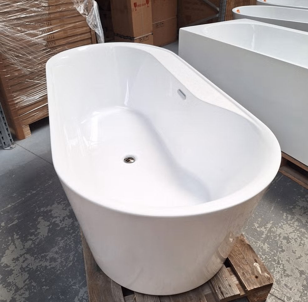Elegante badkuip vrijstaand luxe uitvoering 180 cm nr348, Ophalen of Verzenden, Nieuw