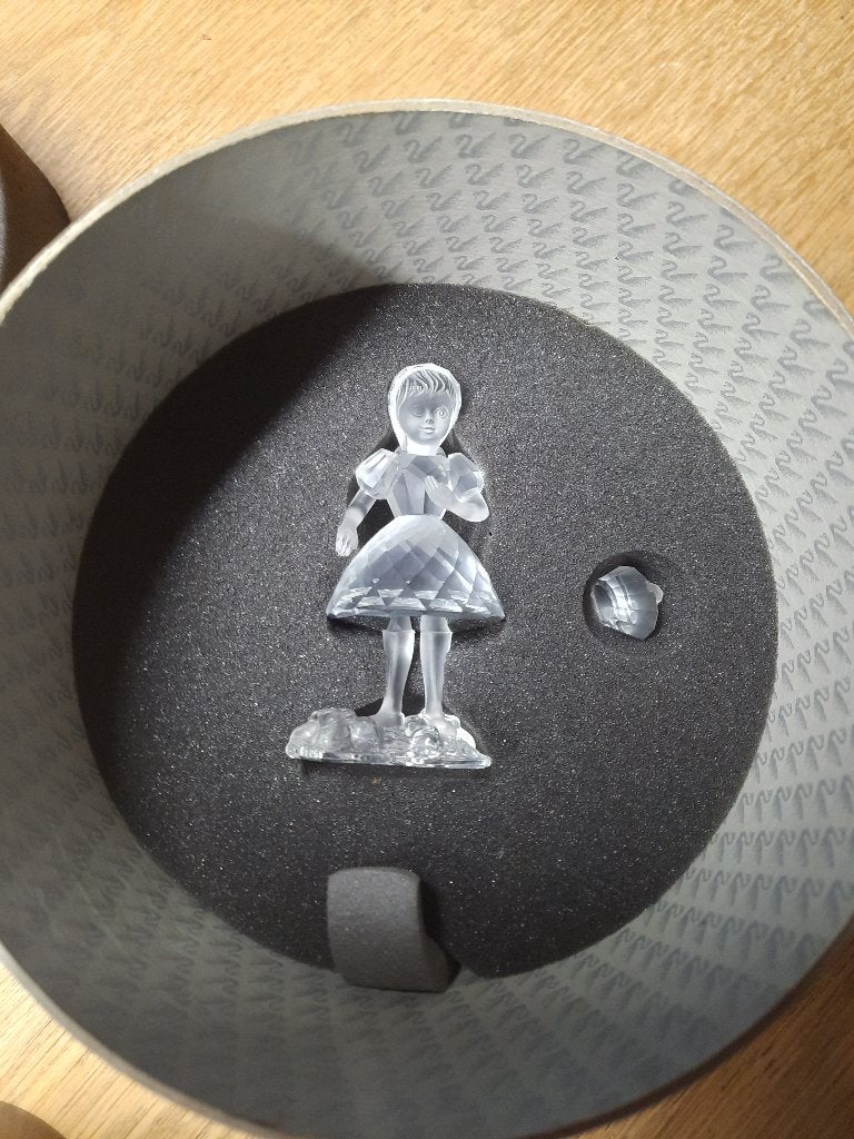 Swarovski. Roodkapje met mandje, Verzamelen, Swarovski, Ophalen of Verzenden, Zo goed als nieuw, Figuurtje
